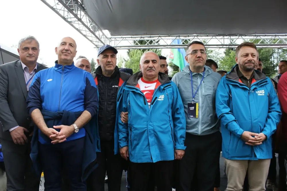 Rize’de Kaçkar by UTMB Uluslararası Dağ Maratonu Düzenlendi