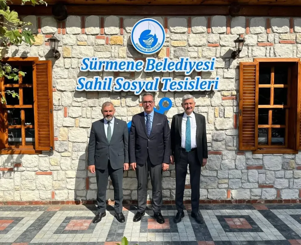 Başkan Bilgin Sürmene’de Kahvaltıda