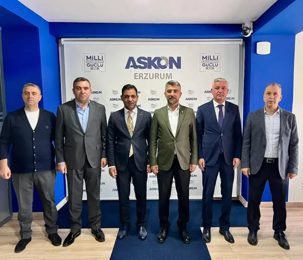 AK Parti Erzurum’dan ASKON Erzurum Şube Başkanı Yavuz Selim Turan’a Ziyaret