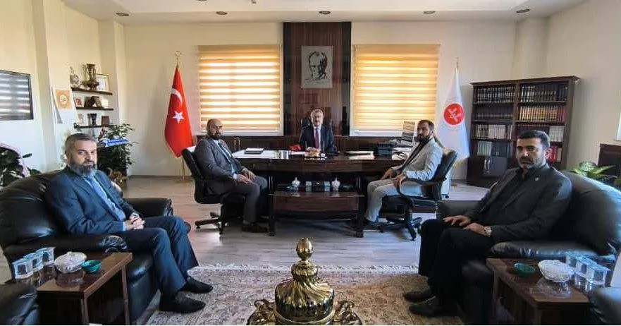 Erzurum İl Müftüsü Yaşar Çapçı’ya İlçe Müftülerinden Hayırlı Olsun Ziyareti