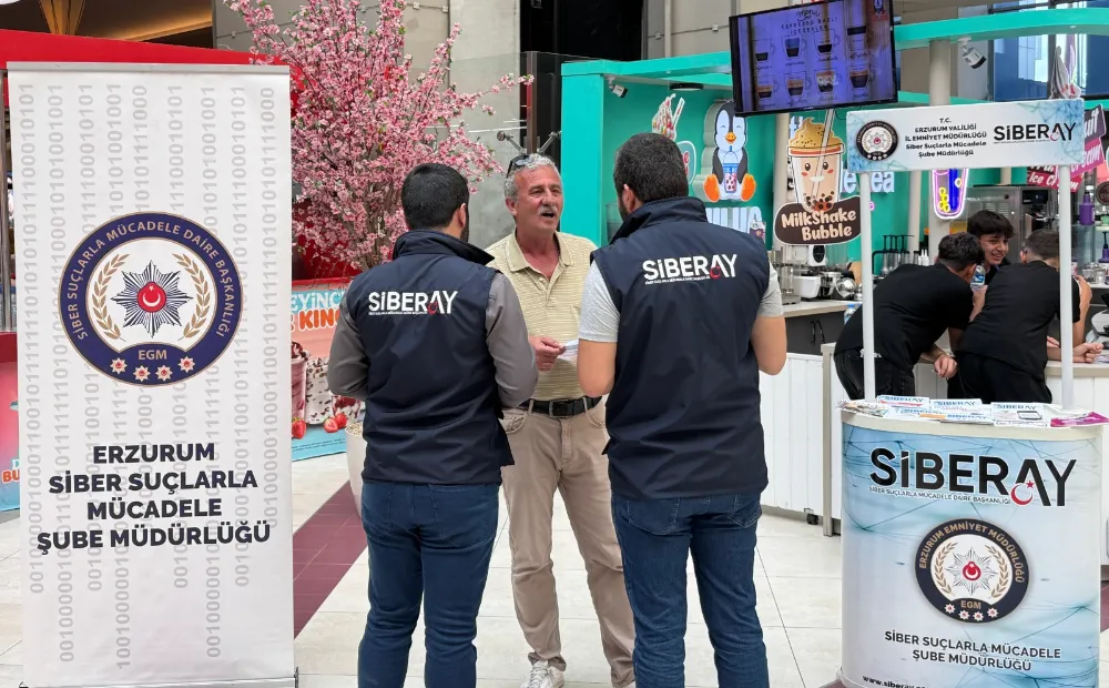 Erzurum Emniyet Müdürlüğü Siber Suçlarla Mücadelede Yoğun Çalışmalarını Sürdürüyor