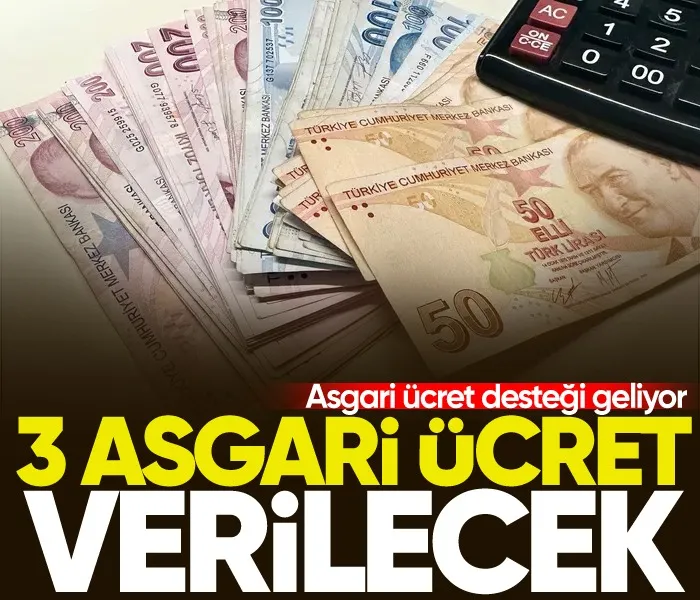 Asgari ücret desteği geliyor! 3 asgari ücret verilecek...