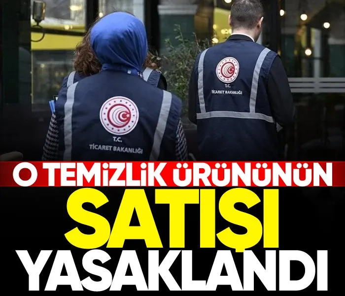 Temizlik Ürünü Üzerine Yasak Kararı Alındı!
