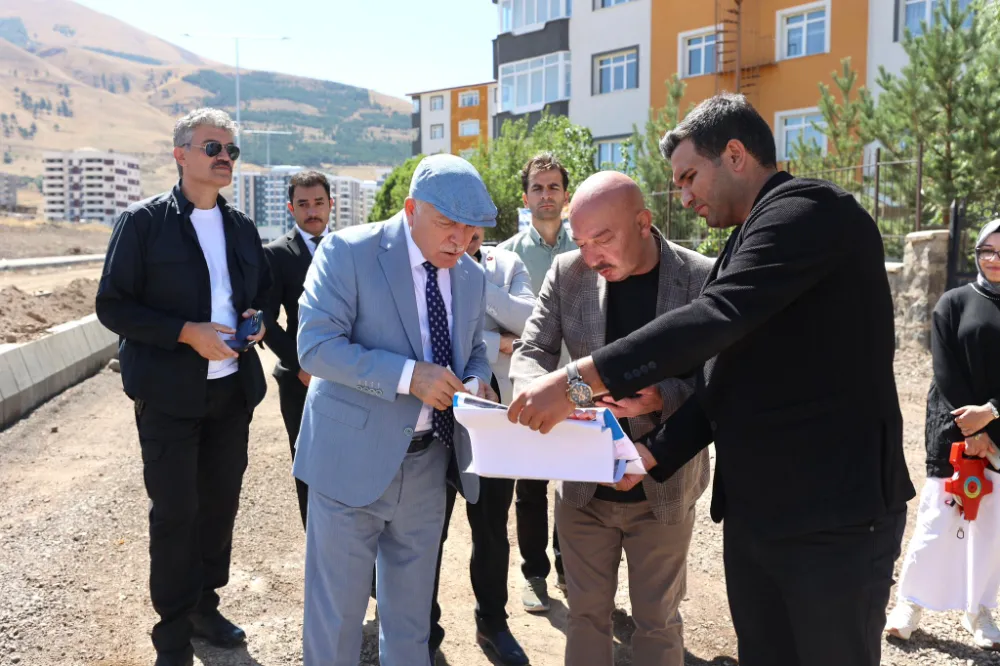 Erzurum Büyükşehir Belediyesi Yıldızkent’te Saha İncelemeleri Yaptı