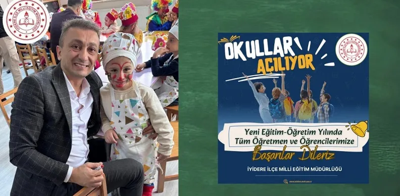 İyidere’de Yeni Eğitim Yılı Başladı: 675 Öğrenci Ders Başı Yaptı