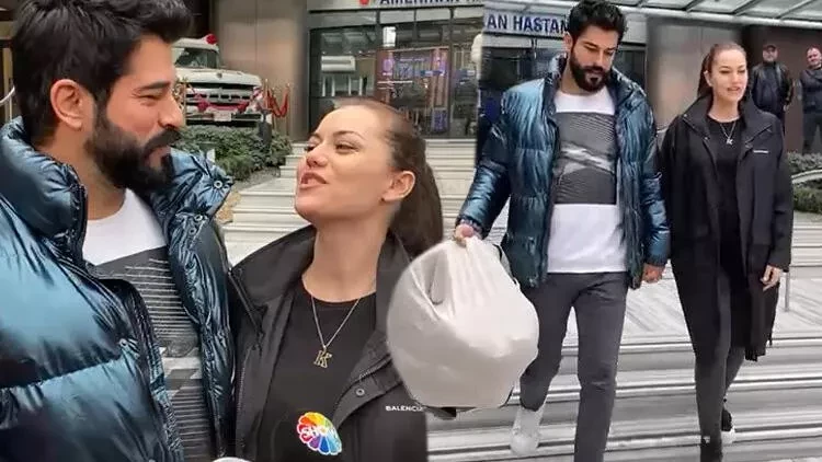 Fahriye Evcen ve Burak Özçivit Çifti Yeni Bebekleriyle İlk Kez Görüntülendi!