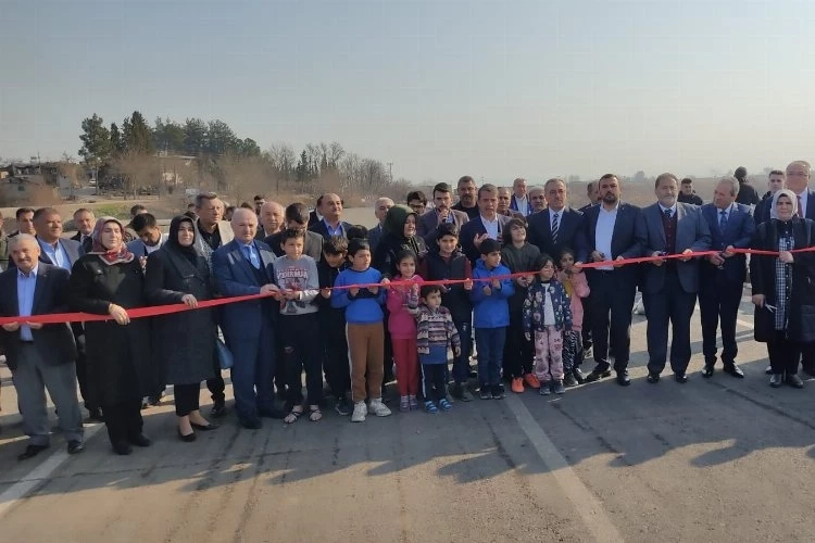 Türkoğlu Kuyumcular Köprüsü dualarla açıldı