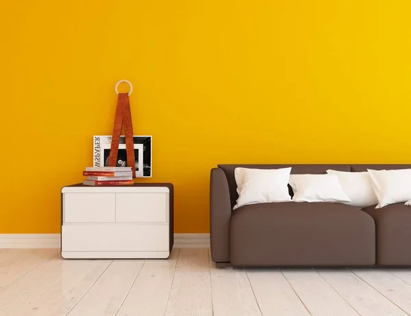 Gri ve Sarı Renk Salon Dekorasyonunda Nasıl Kullanılır?