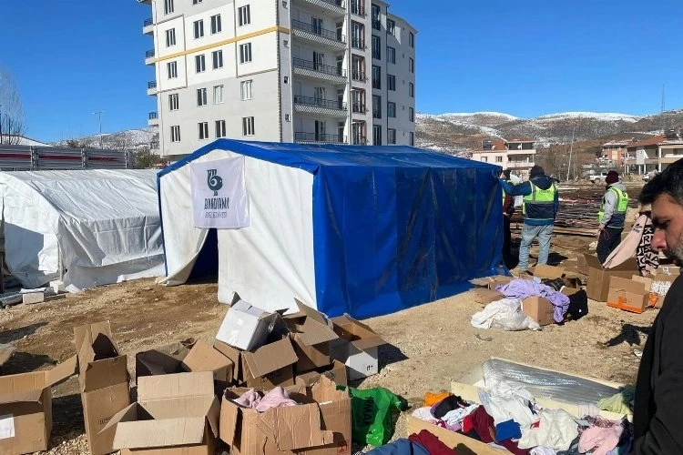 Afet bölgesine Bandırma