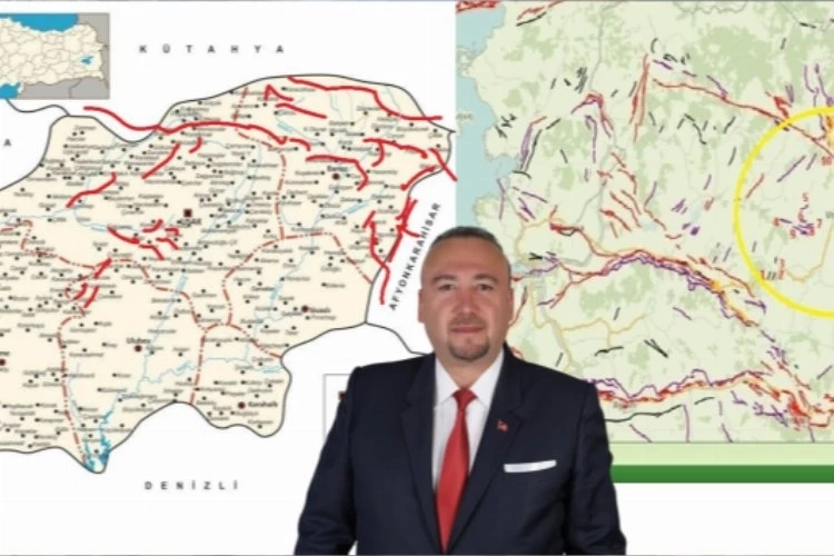 CHP Uşak Milletvekili Yalım,Uşak fay hatlarını dile getirdi.