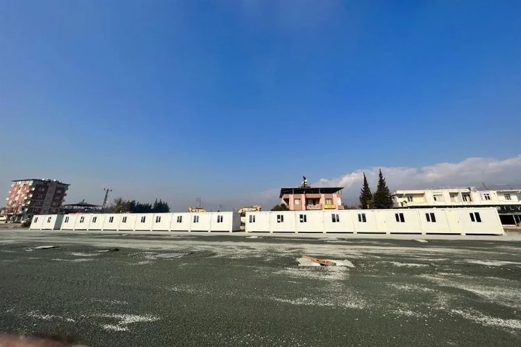 İGA konteyner kent çalışmaları devam ediyor.