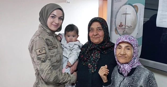 Bitlis Jandarmadan afetzedelere moral