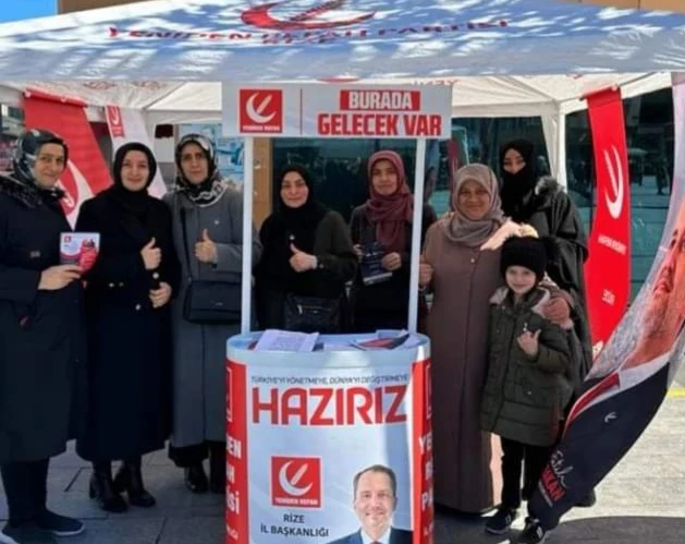 RİZE’DE YENİDEN REFAH PARTİSİ’NE, HALKIN TEVECCÜHÜ ARTARAK DEVAM EDİYOR