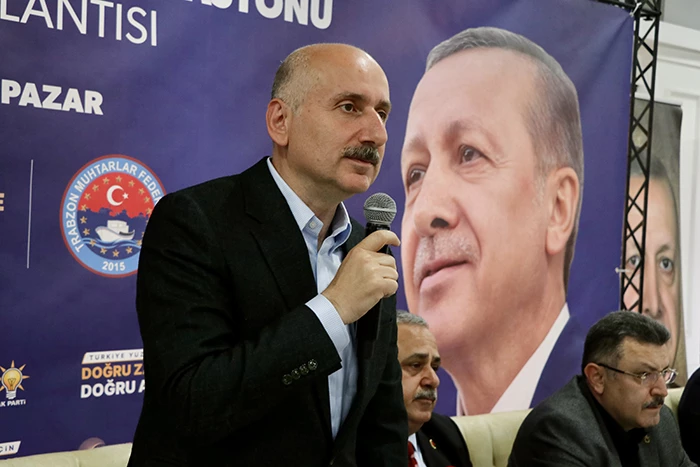 Ulaştırma ve Altyapı Bakanı Adil Karaismailoğlu, Trabzon