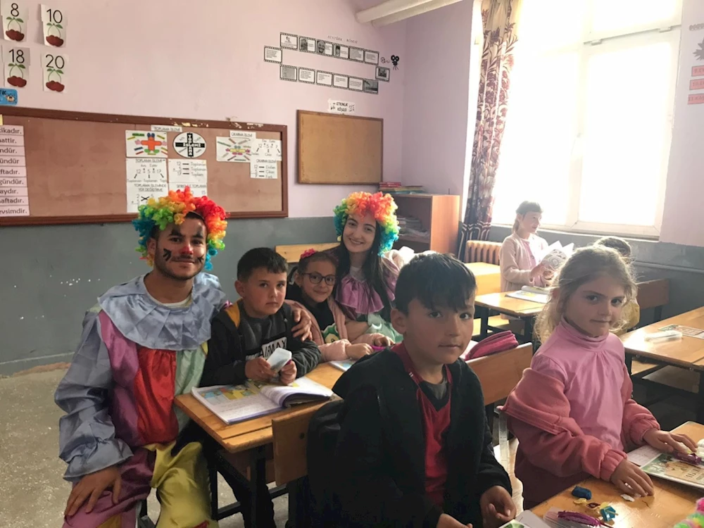 Reşadiye Gençlik Merkezince köy okulundaki çocuklar için etkinlik düzenlendi