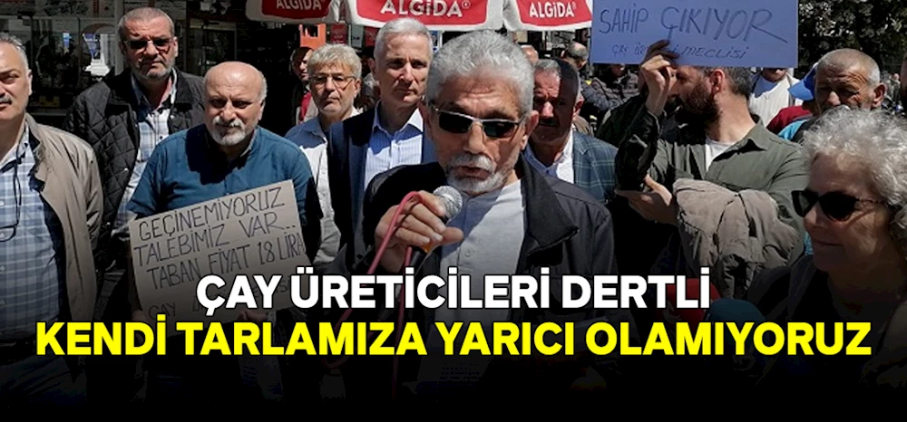 Biz kendi Tarlamıza Yarıcı Bile Olamıyoruz