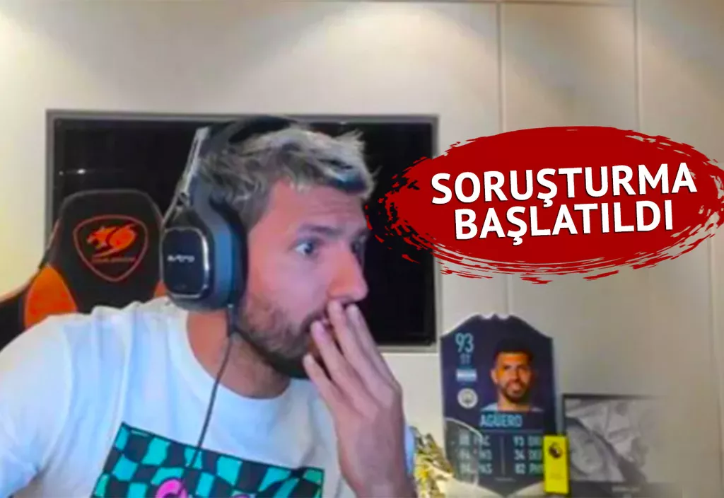 Sergio Aguero  hakeme küfürler yağdırdı! Soruşturma başlatıldı