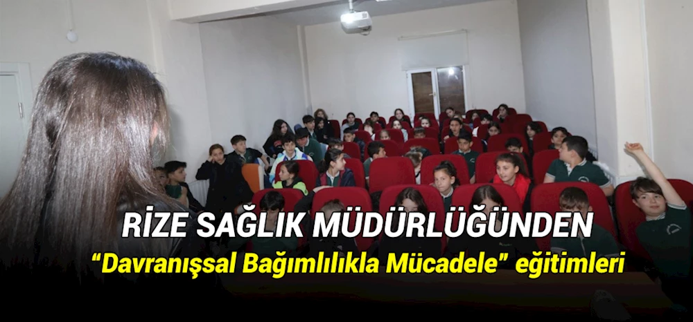 Sağlık Müdürlüğünden “Davranışsal Bağımlılıkla Mücadele” eğitimleri