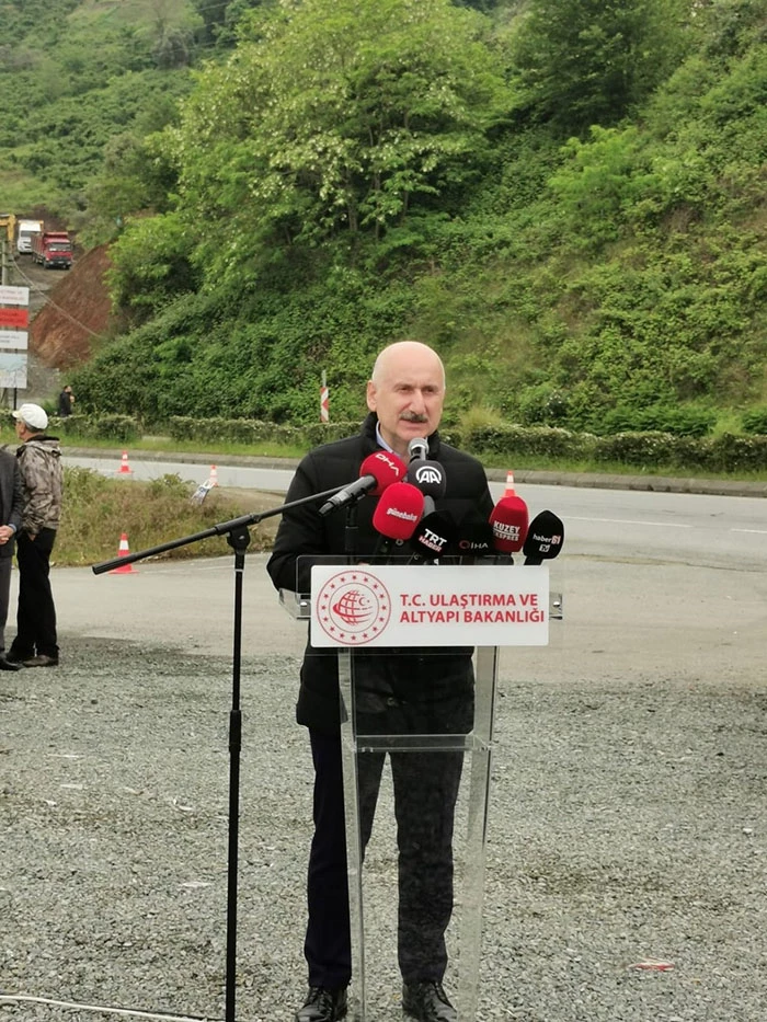  Adil Karaismailoğlu Trabzon Güney Çevre Yolu Basın Açıklamasında Bulundu
