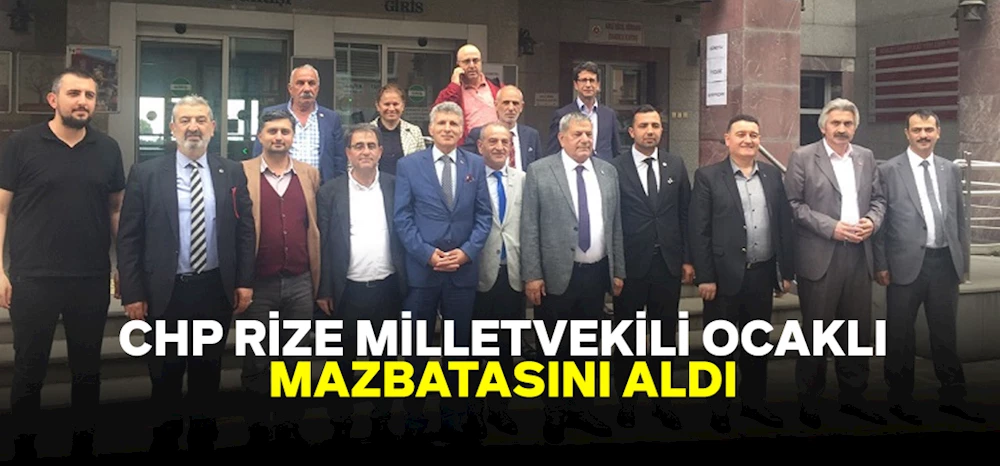 Ocaklı Milletvekili Mazbatasını Aldı