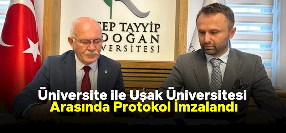 Üniversite ile Uşak Üniversitesi Arasında Protokol İmzalandı