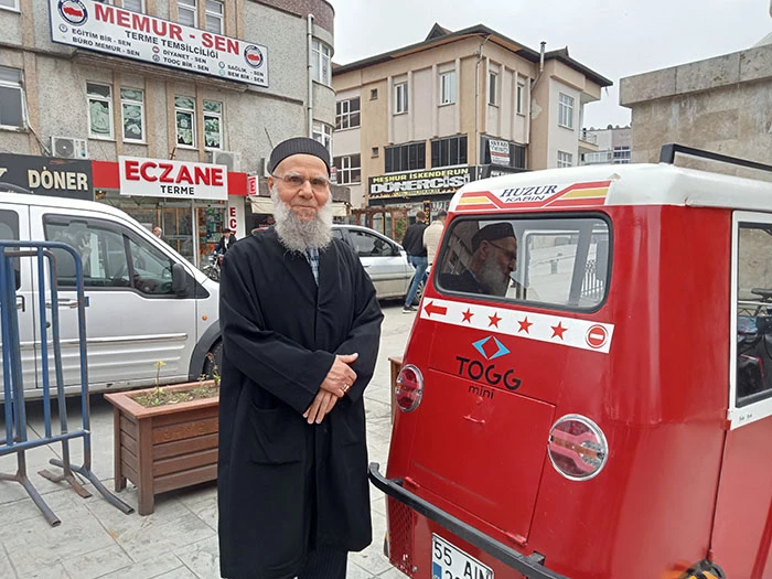 Yerli ve milli otomobile özendi yaptırdığı mini araca 