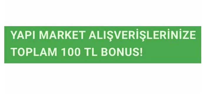 Bonus kart yeni yapı market kampanyası 1-30 Haziran 2023