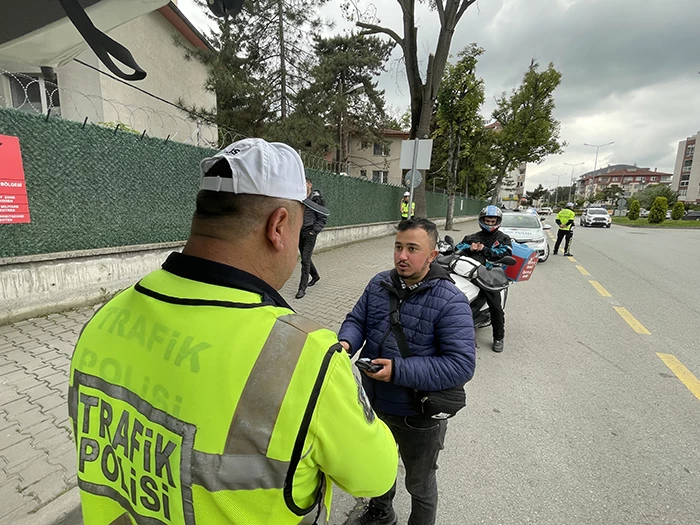 Trafik ekipleri motosiklet denetimi yapıldı