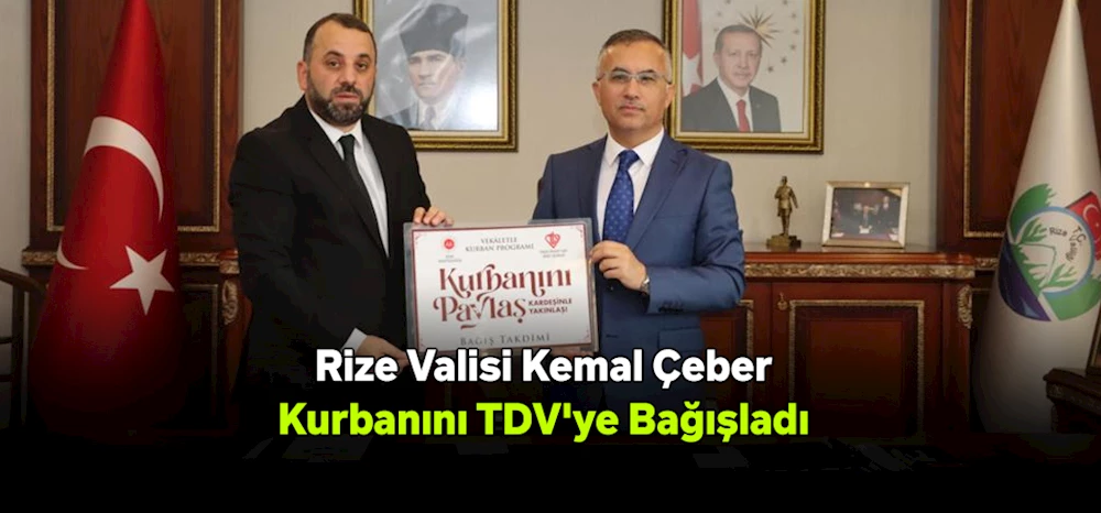 Vali Çeber, Kurbanını TDV