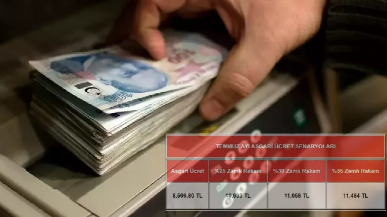 Asgari ücret ne kadar olacak? Yüzde 25-30-35 artarsa zamlı maaş ne olur?