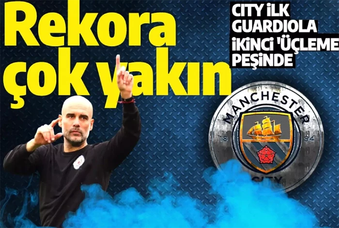Manchester City ilk, Guardiola ikinci 