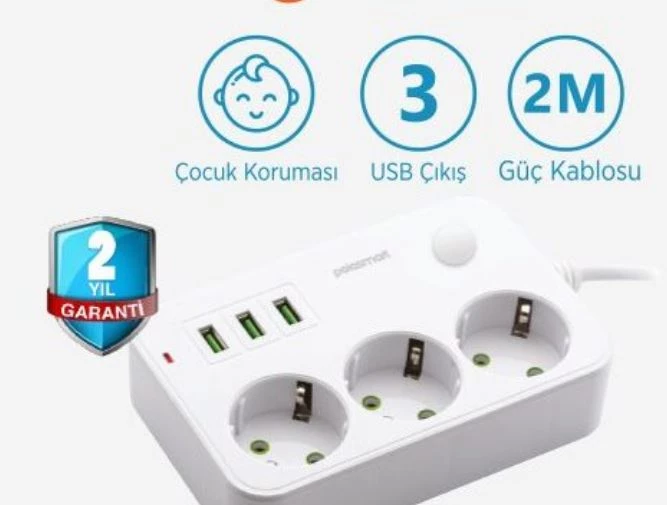  Polosmart Akım Korumalı 3lü Priz Yorumları 