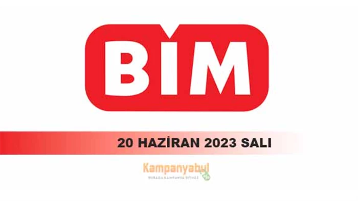 Bim 20 Haziran 2023 Salı ürünler  kataloğu