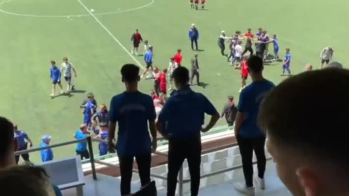 U17 Türkiye Şampiyonası maçında kavga