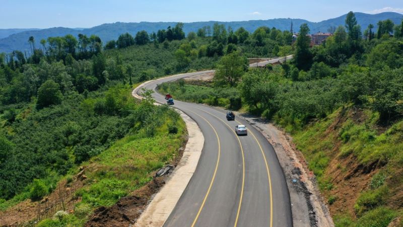 ORDU’DA 1800 KM YOL ASFALT VE BETONLA BULUŞTU